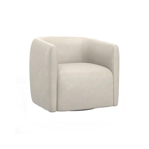 ALINE LEATHER SWIVEL CHAIR