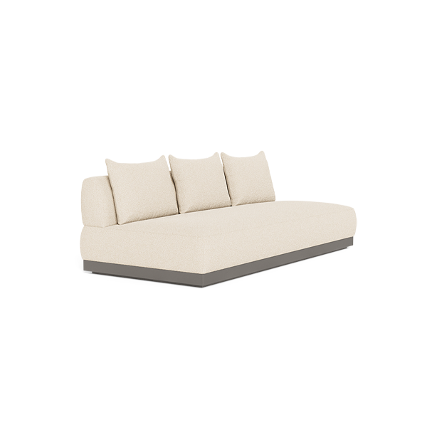 AMALFI 3 SEAT ARMLESS SOFA