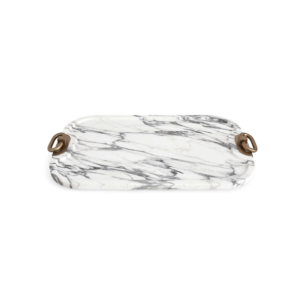 HIPPODROME TRAY - ARABESCATO MARBLE