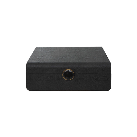 LALIQUE BOX, BLACK