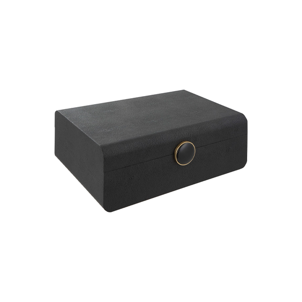 LALIQUE BOX, BLACK